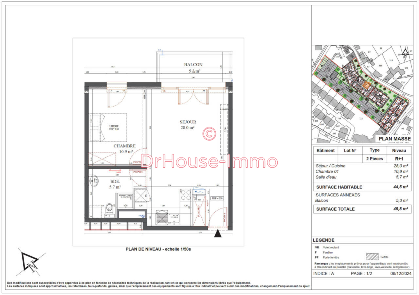 Photo 3 : Vente Appartement 2 pièces Messy 44 m²