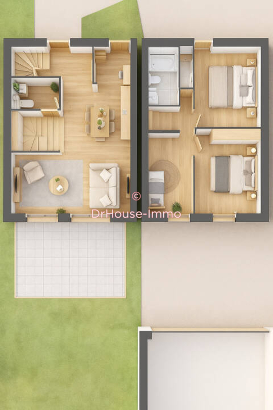 Photo 3 : Vente Appartement 3 pièces Haubourdin 66 m²