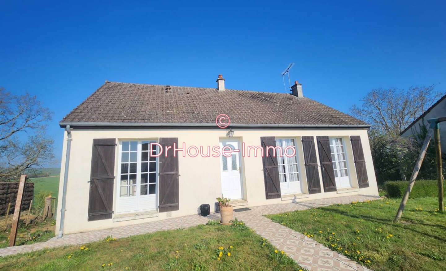 Photo 2 : Vente Maison 4 pièces Saint-Aubin-de-Locquenay 80 m²