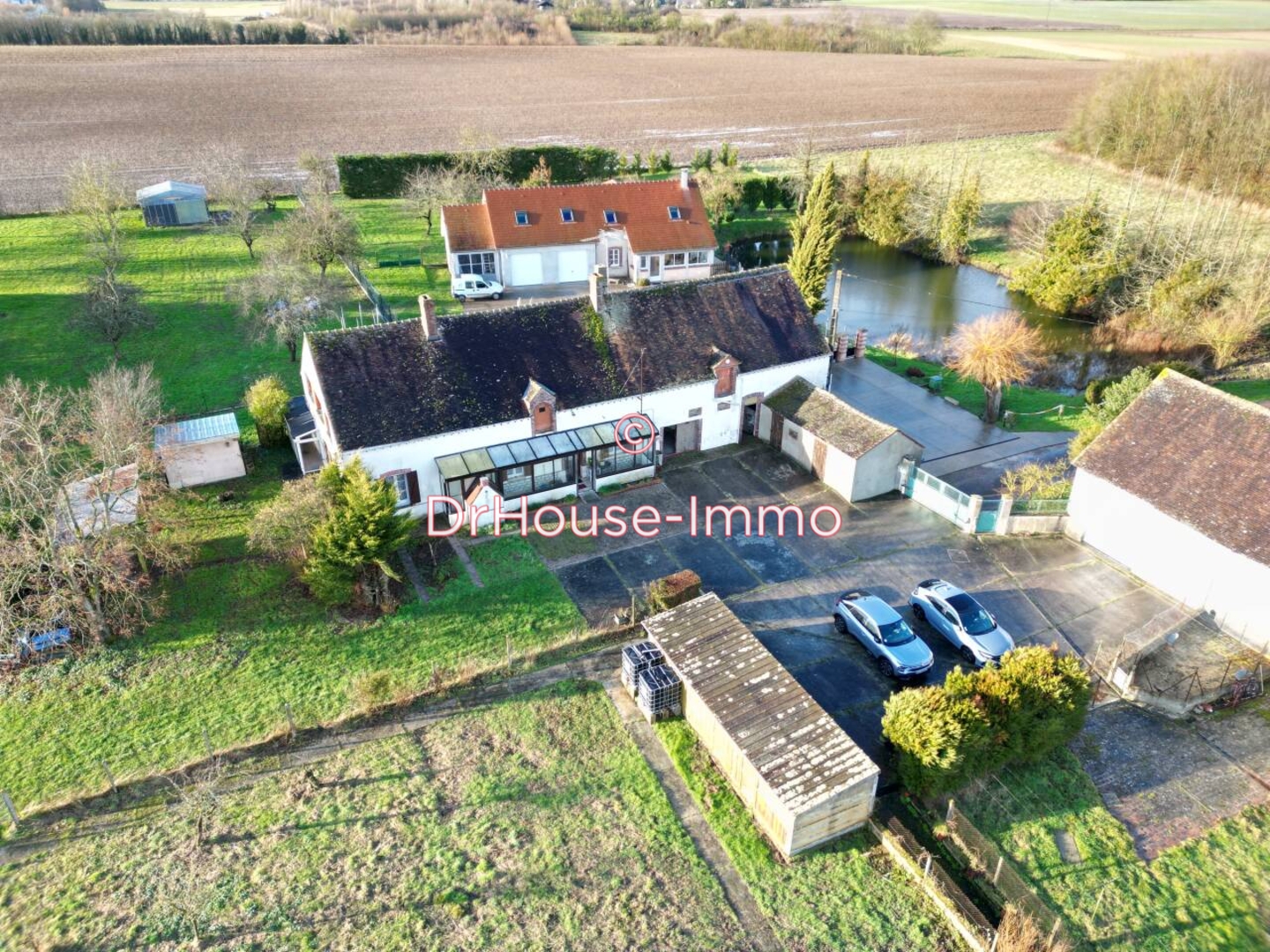 Photo 3 : Vente Corps de ferme 9 pièces Saint-Germain-des-Prés 181 m²