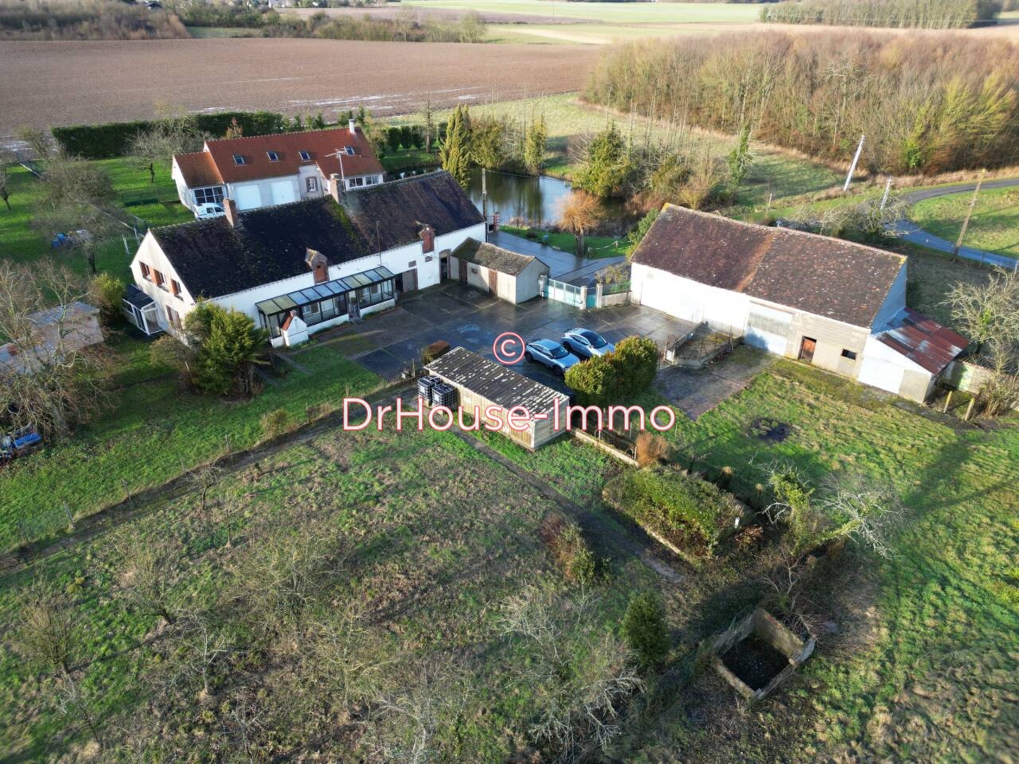 Photo 1 : Vente Corps de ferme 9 pièces Saint-Germain-des-Prés 181 m²