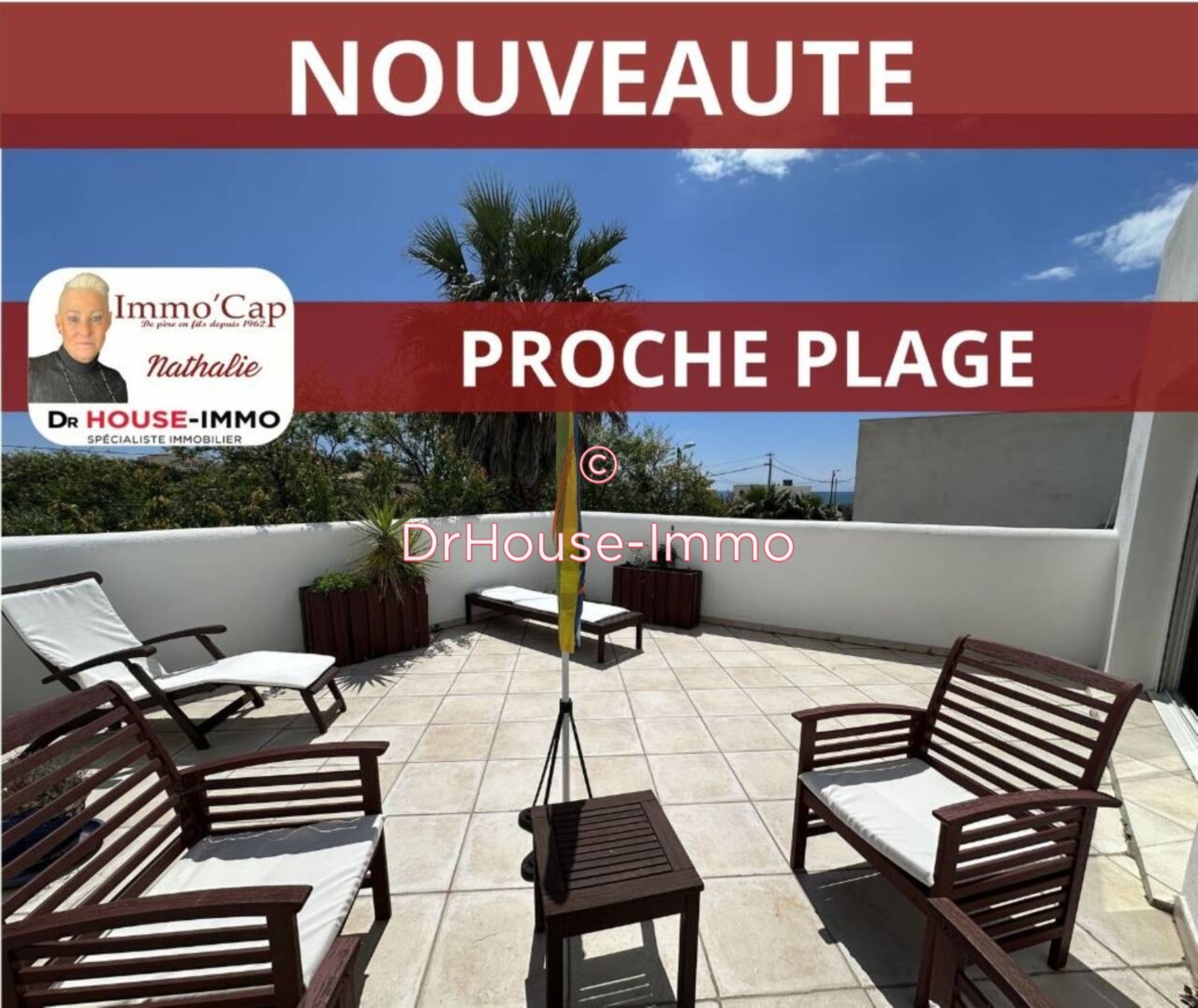 Photo 1 : Vente Maison 5 pièces Cap d'Agde 161 m²
