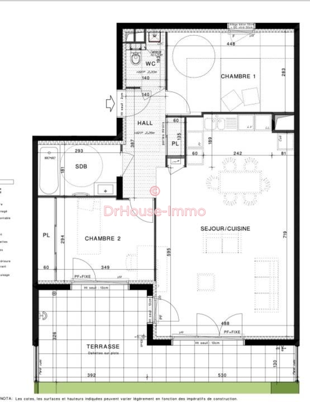 Photo 2 : Vente Appartement 3 pièces Brignais 74 m²