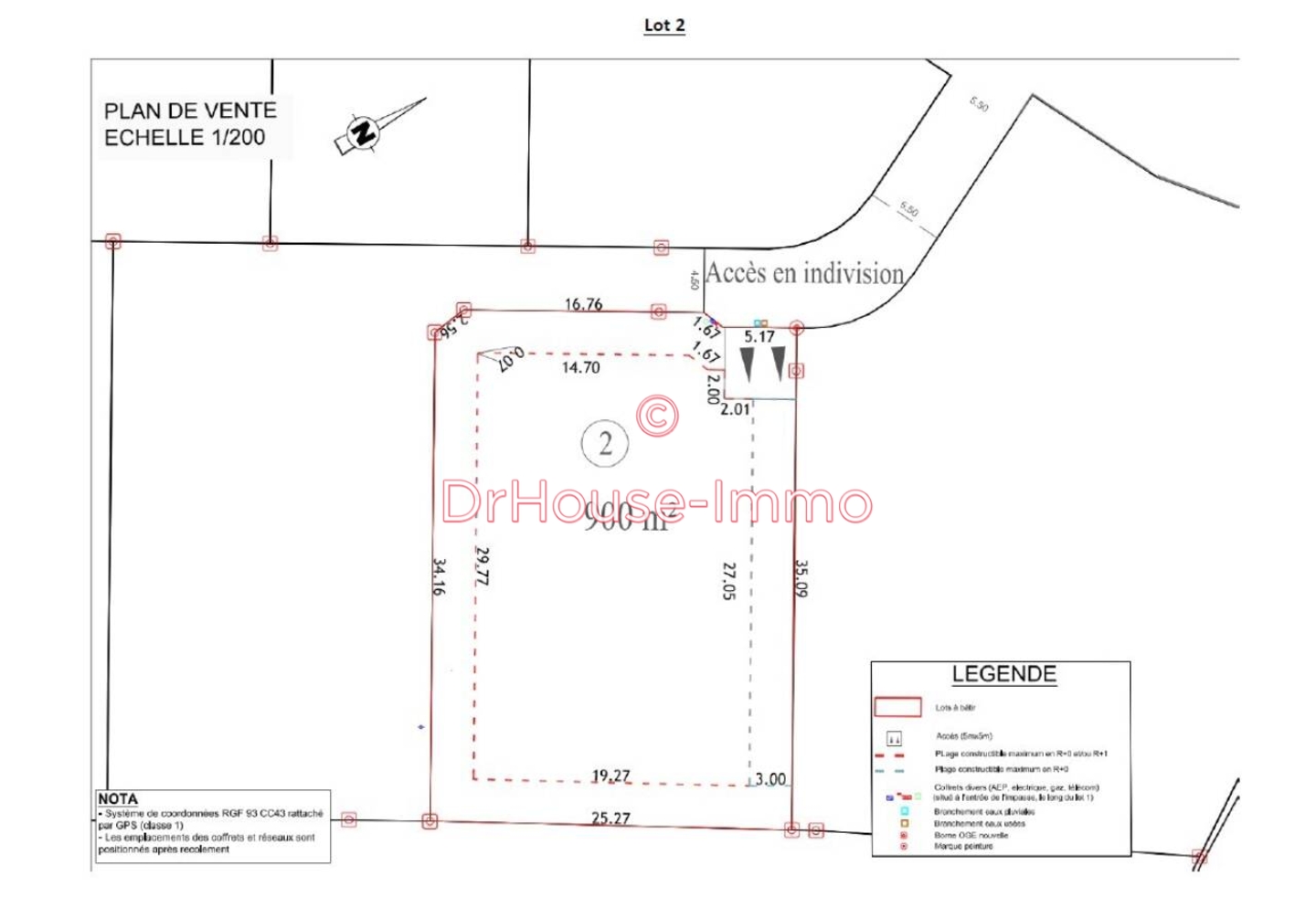 Photo 2 : Vente Terrain Brens 900 m²