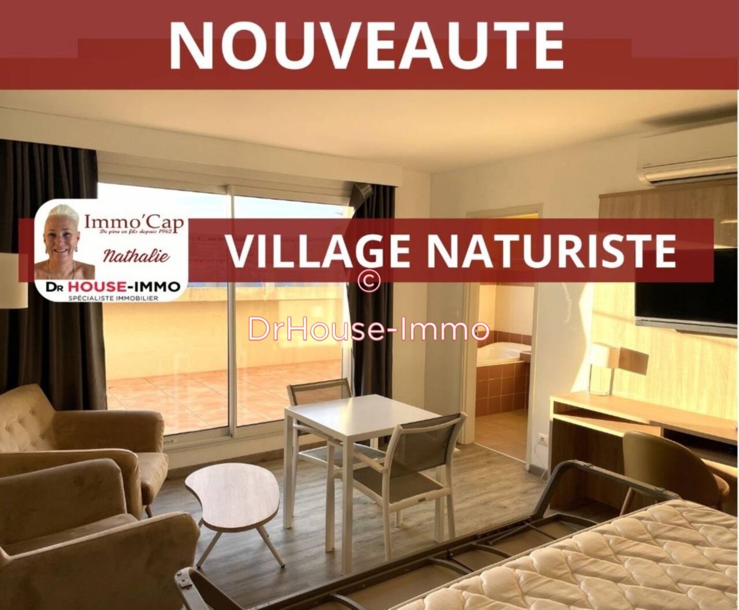 Photo 1 : Vente Appartement 1 pièce Cap d'Agde 29 m²