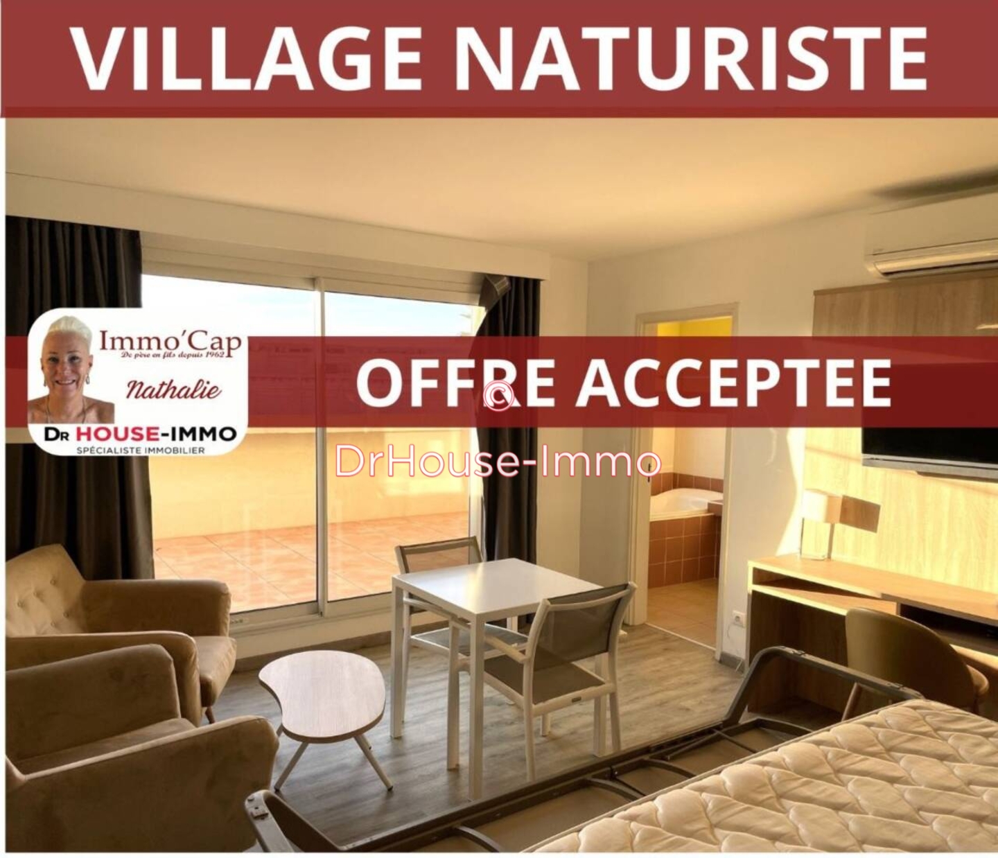 Photo 1 : Vente Appartement 1 pièce Cap d'Agde 29 m²