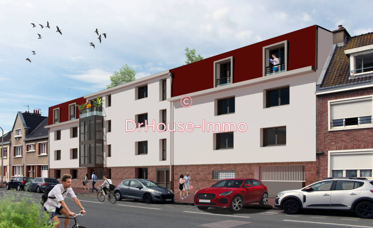 Photo 1 : Vente Appartement 2 pièces Calais 50 m²