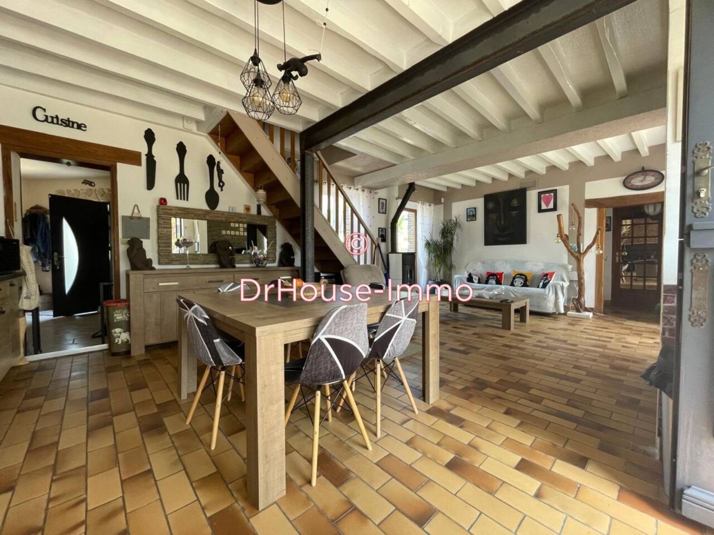 Photo 2 : Vente Maison 7 pièces Mignerette 175 m²