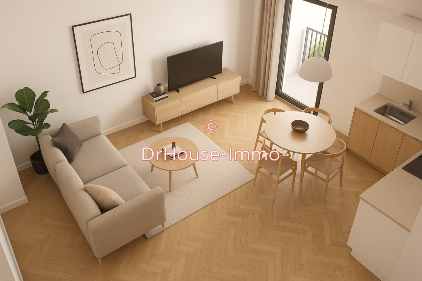 Photo 2 : Vente Appartement 3 pièces Lille 75 m²