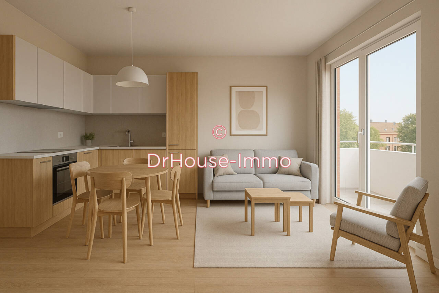 Photo 2 : Vente Appartement 4 pièces Lille 90 m²