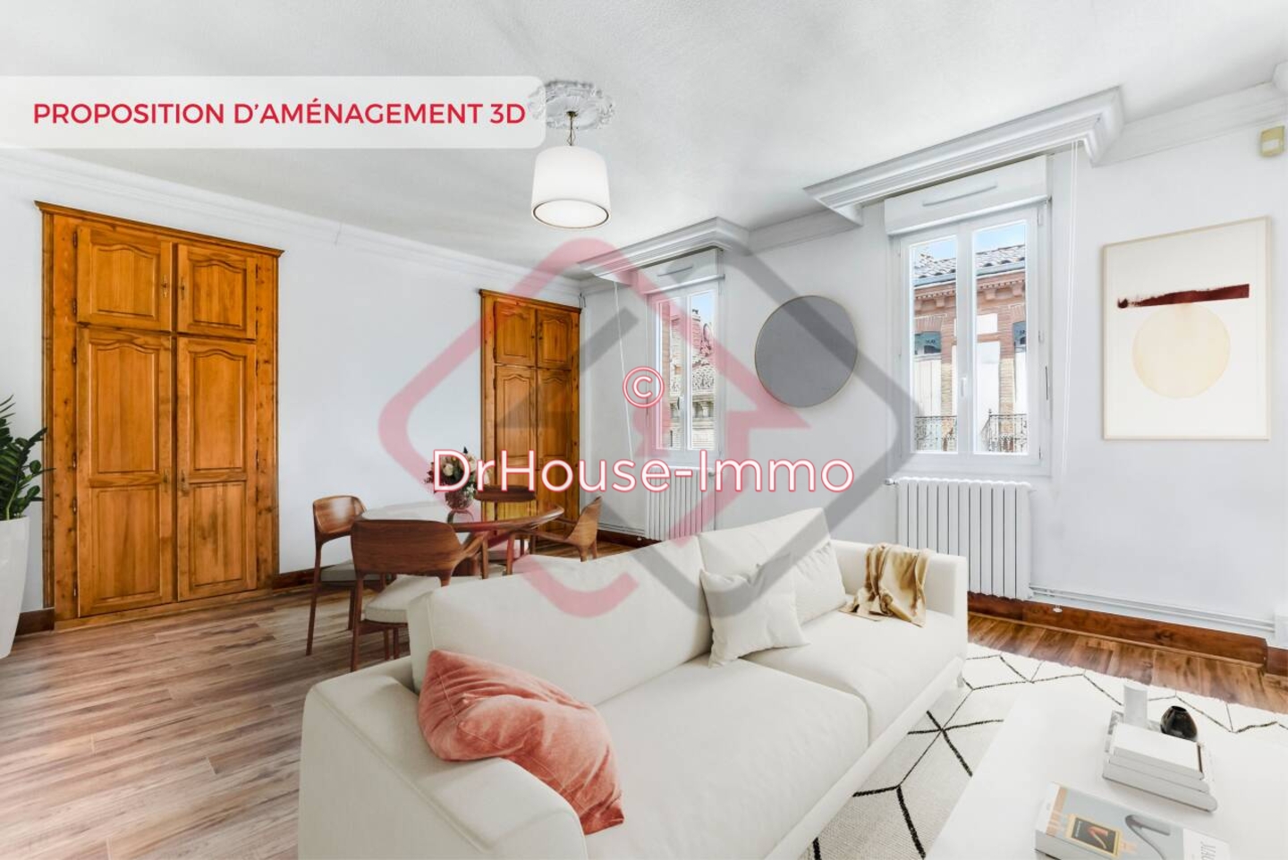 Photo 2 : Vente Appartement 3 pièces Toulouse 72 m²