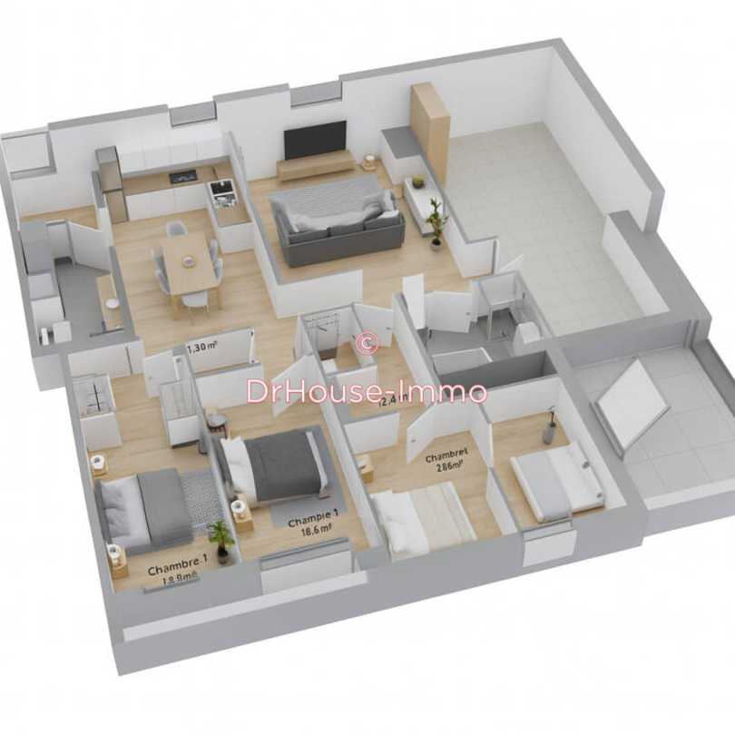 Photo 1 : Vente Appartement 5 pièces Mouvaux 129 m²