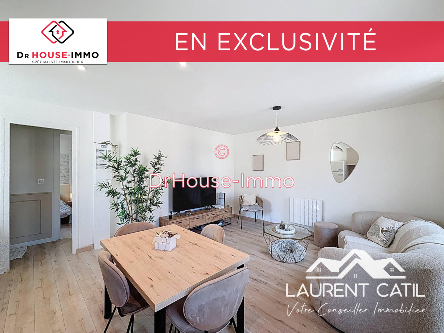 Photo 2 : Vente Appartement 4 pièces Romans-sur-Isère 58 m²