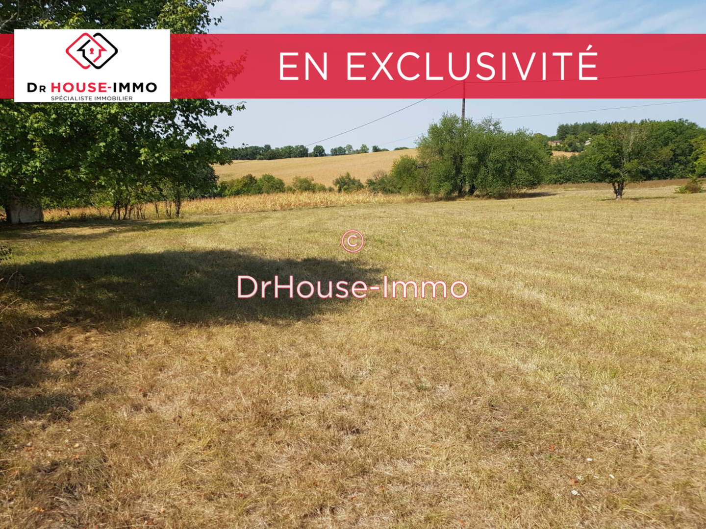 Photo 1 : Vente Terrain  Verteillac 4338 m²