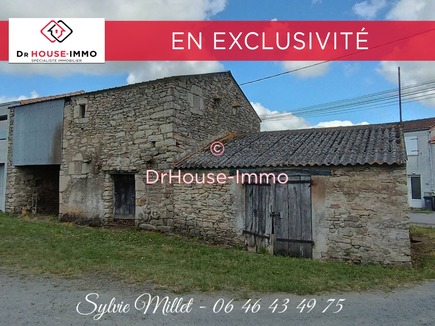 Photo 2 : Vente Grange 3 pièces Saint-Hilaire-de-Clisson 74 m²