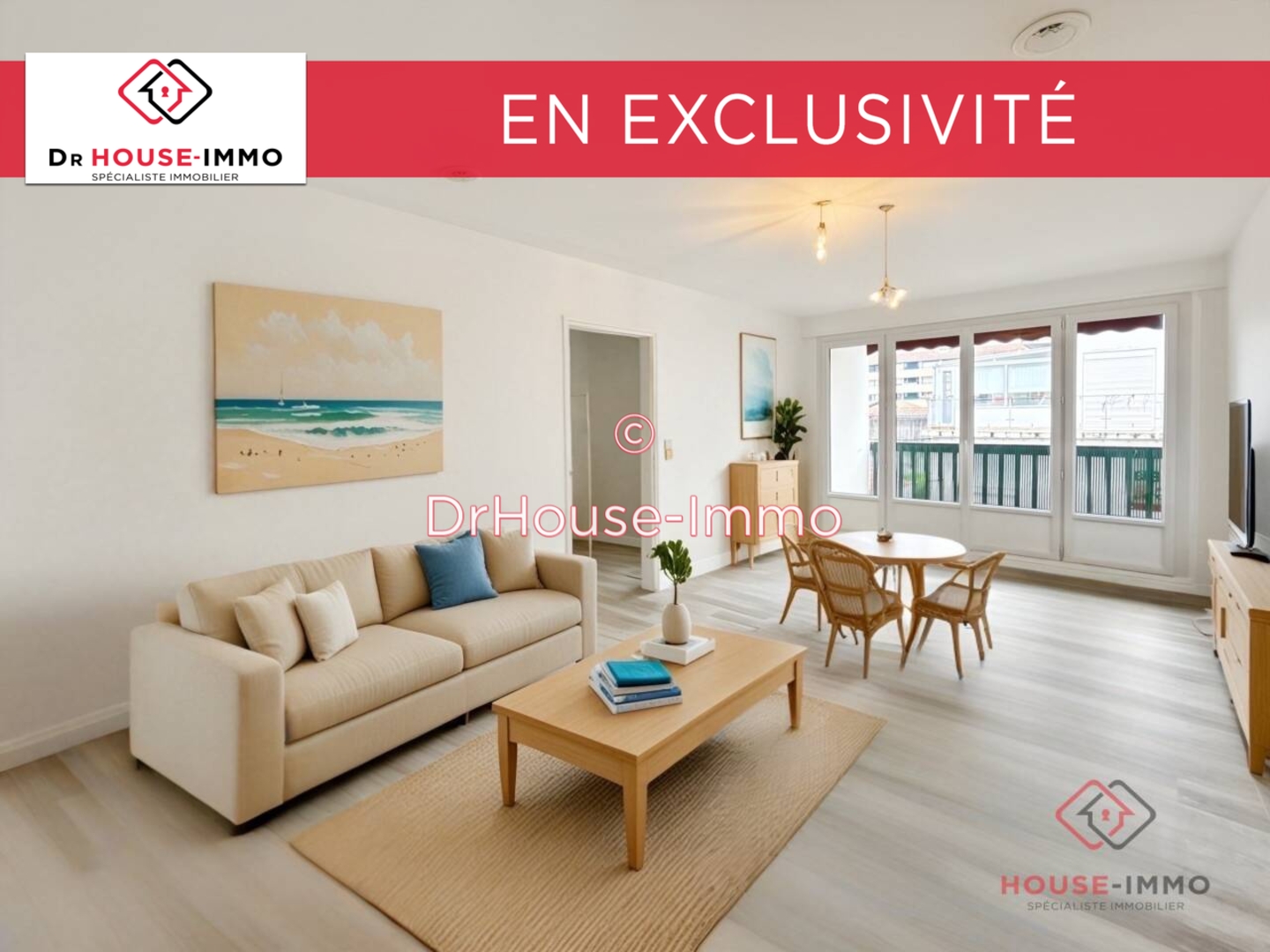 Photo 2 : Vente Appartement 3 pièces Saint-Jean-de-Luz 56 m²