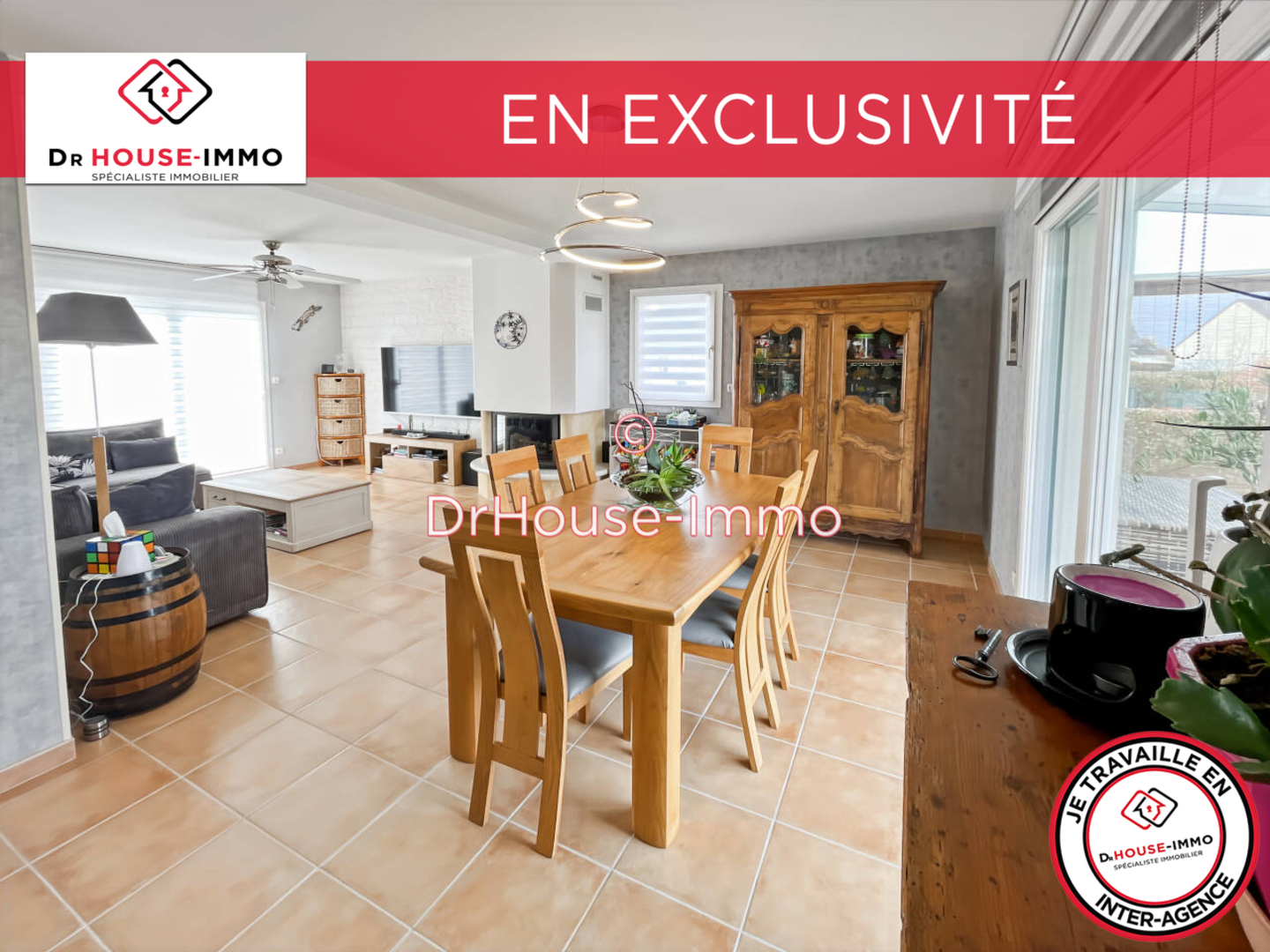 Photo 1 : Vente Maison 6 pièces Bretteville-sur-Laize 140 m²