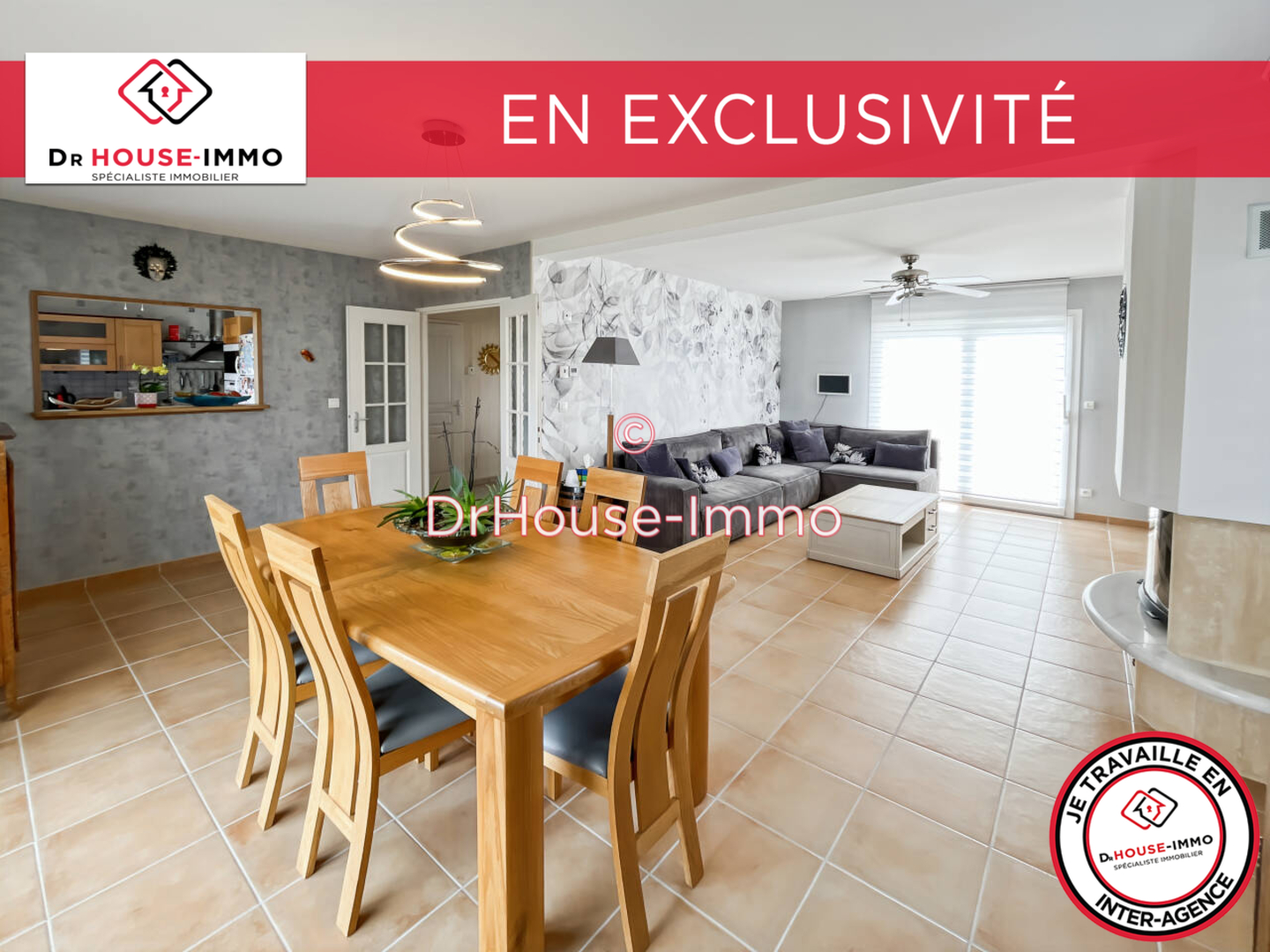 Photo 1 : Vente Maison 6 pièces Bretteville-sur-Laize 140 m²