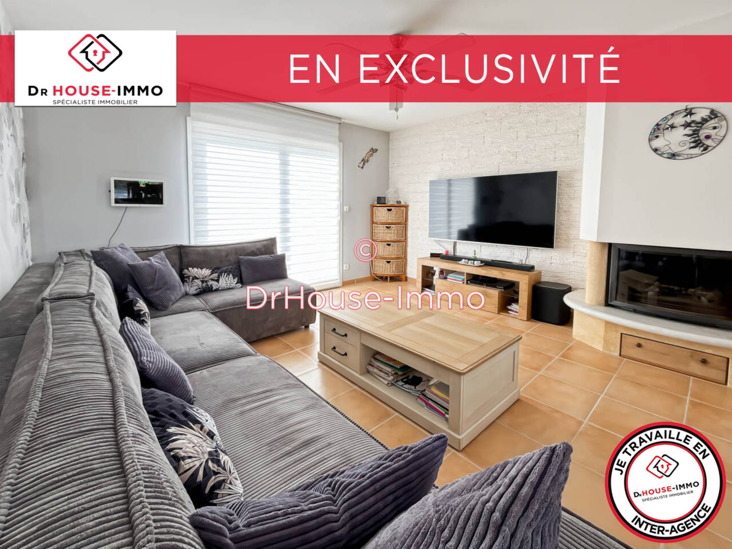 Photo 1 : Vente Maison 6 pièces Bretteville-sur-Laize 140 m²
