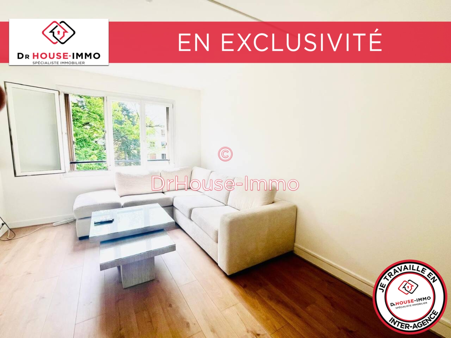 Photo 2 : Vente Appartement 3 pièces Clichy-sous-Bois 48 m²