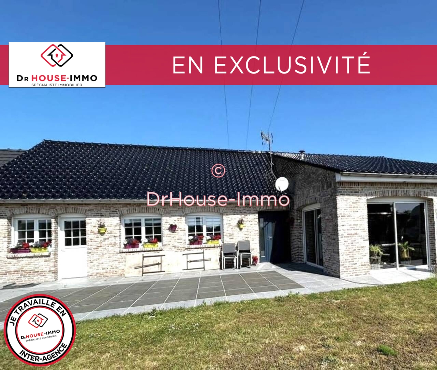 Photo 1 : Vente Immeuble mixte 8 pièces Hondschoote 184 m²