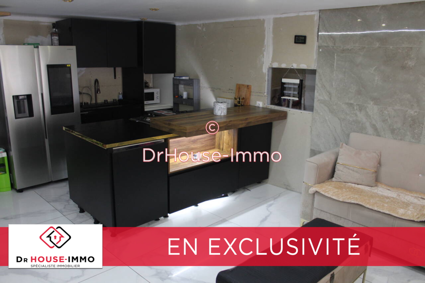 Photo 1 : Vente Maison 3 pièces Beaulieu-sur-Sonnette 51 m²