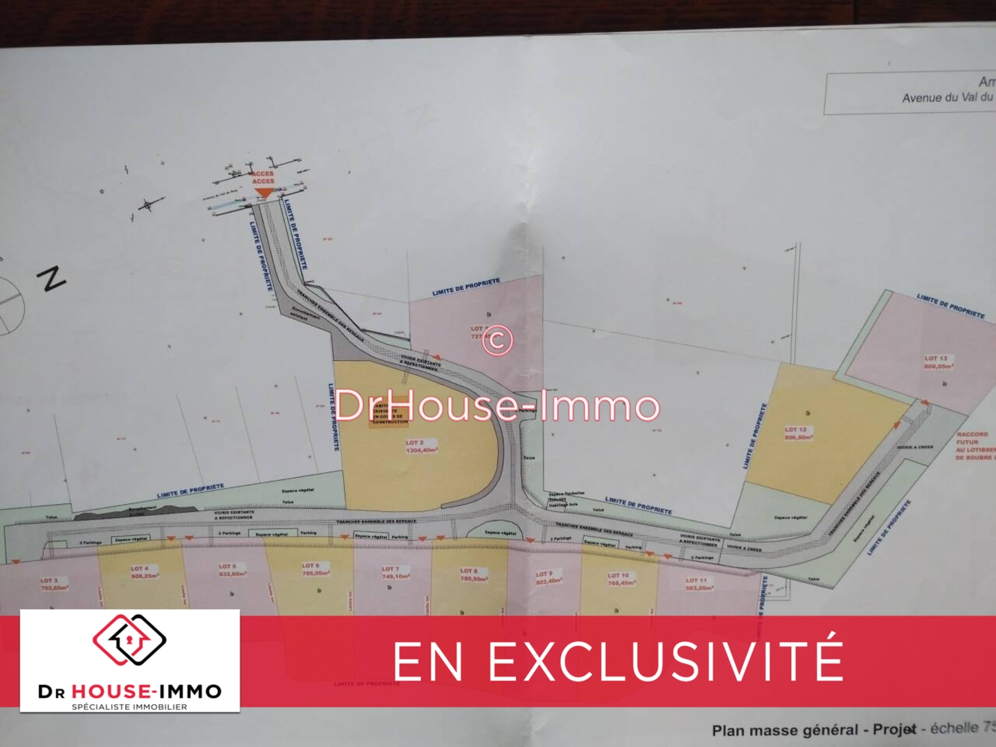 Photo 2 : Vente Terrain Espaly-Saint-Marcel 510 m²