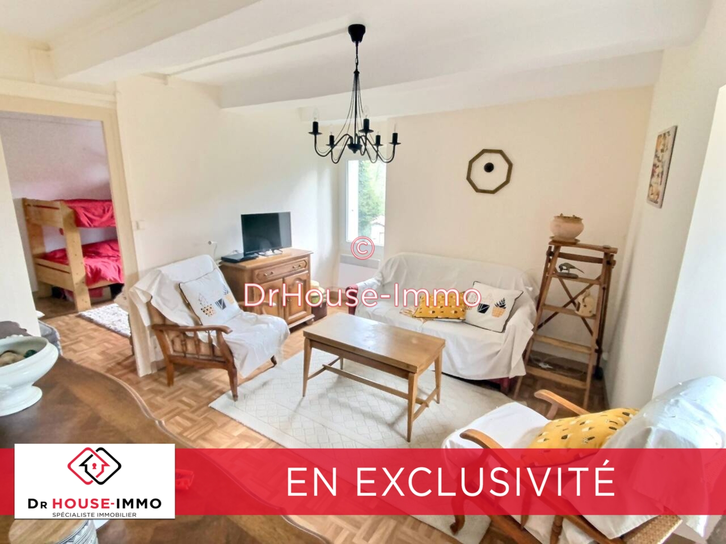 Photo 1 : Vente Appartement 3 pièces Montpezat-sous-Bauzon 49 m²
