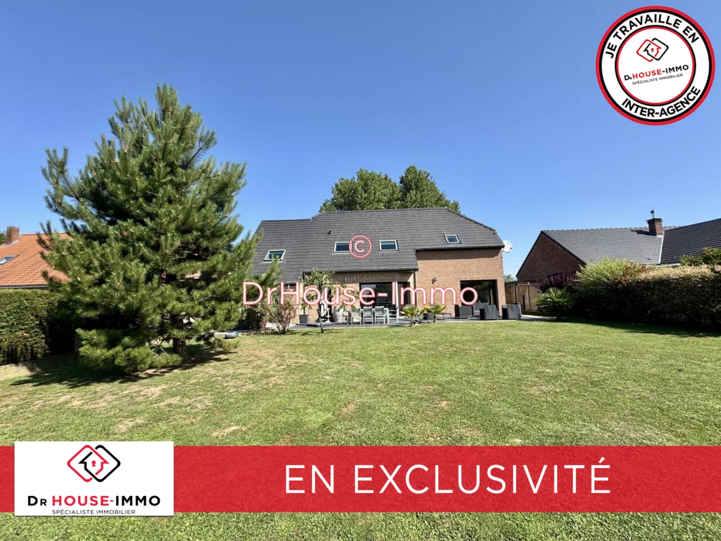 Photo 1 : Vente Maison 7 pièces Hecq 215 m²