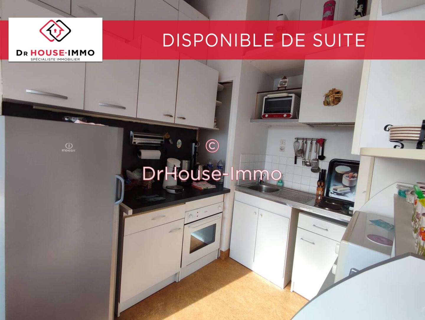 Photo 2 : Vente Appartement 2 pièces Courseulles-sur-Mer 35 m²