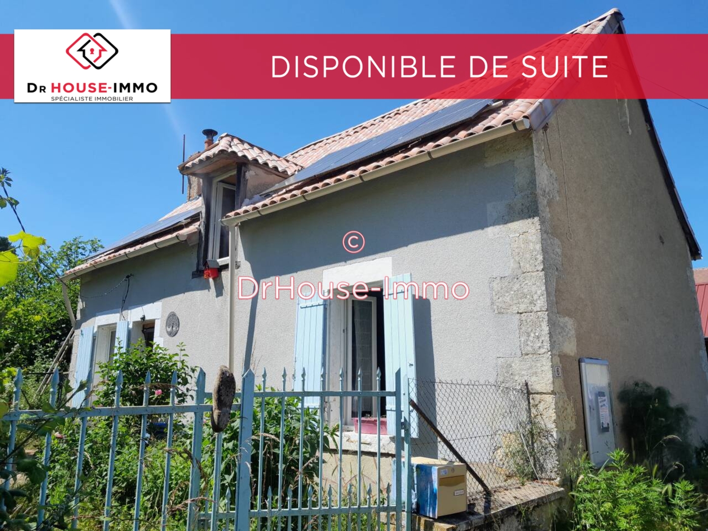 Photo 1 : Vente Maison 2 pièces Saint-Pierre-de-Maillé 50 m²