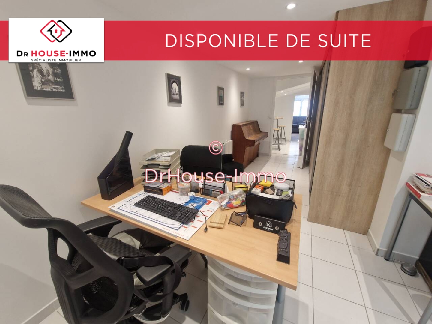 Photo 1 : Location Bureau 3 pièces L'Haÿ-les-Roses 25 m²
