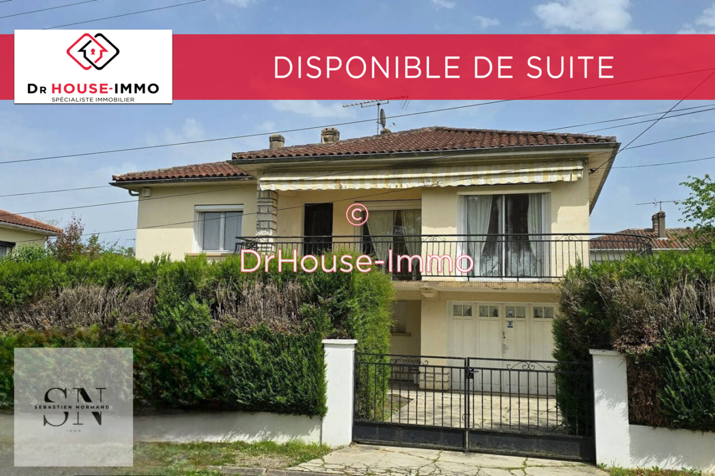 Photo 1 : Vente Maison 6 pièces Pujols 109 m²
