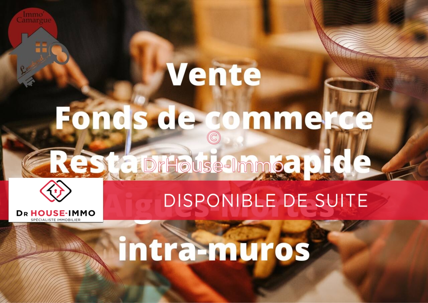 Photo 1 : Vente Commerce 1 pièce Aigues-Mortes 85 m²