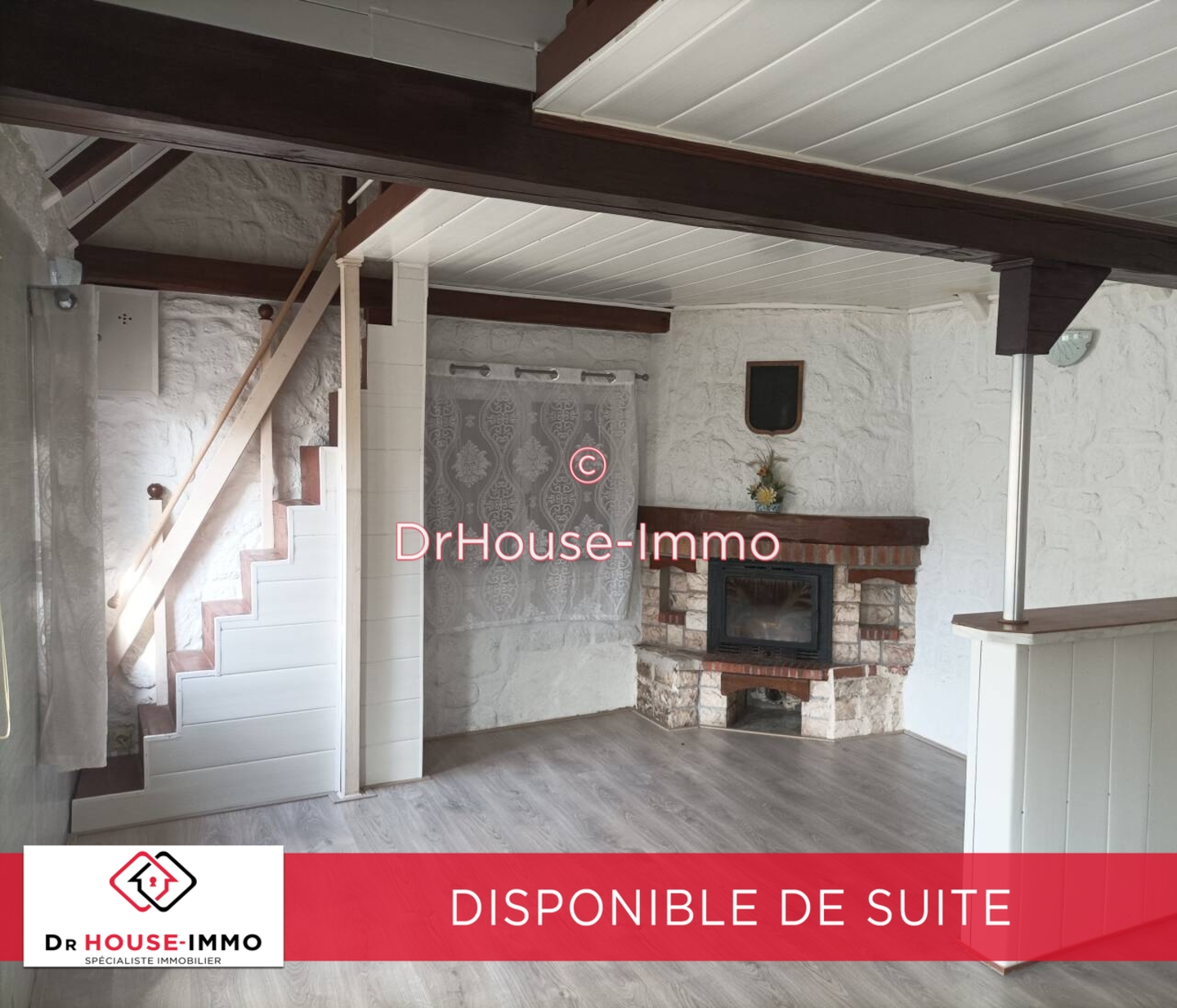 Photo 1 : Vente Maison 3 pièces Châlette-sur-Loing 52 m²