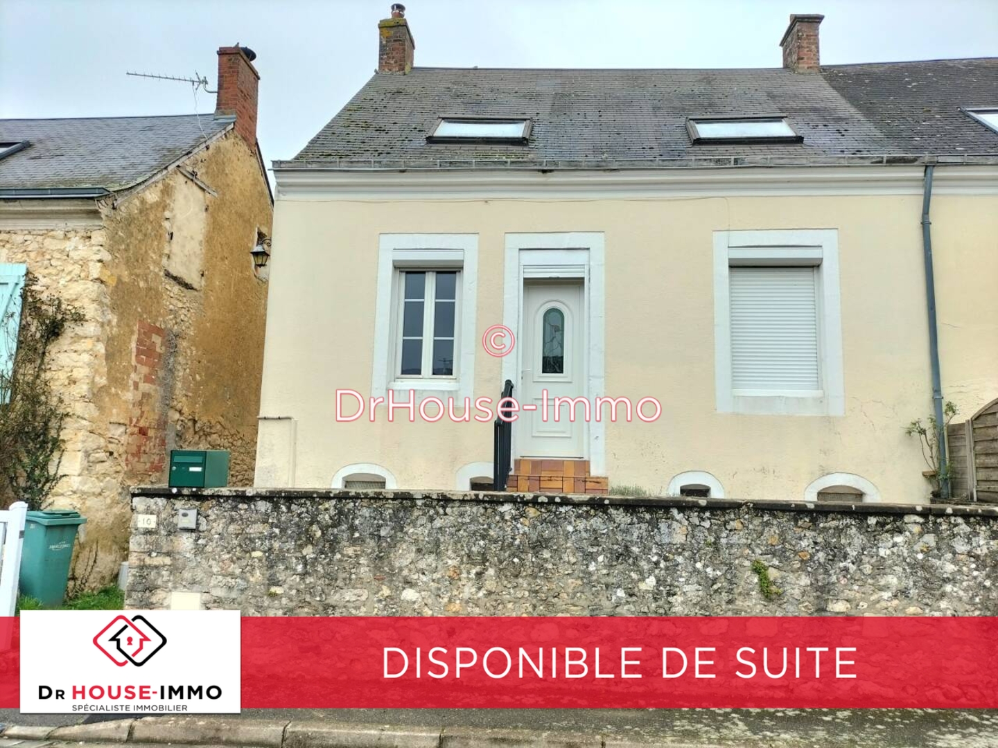 Photo 1 : Vente Maison 4 pièces Le Breil-sur-Mérize 67 m²