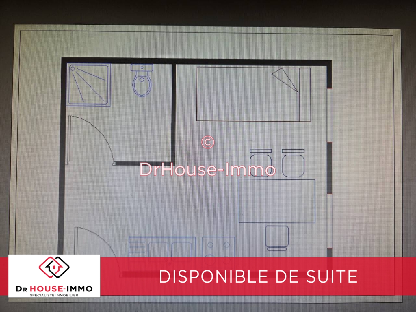 Photo 2 : Vente Appartement 1 pièce Rochefort 20 m²