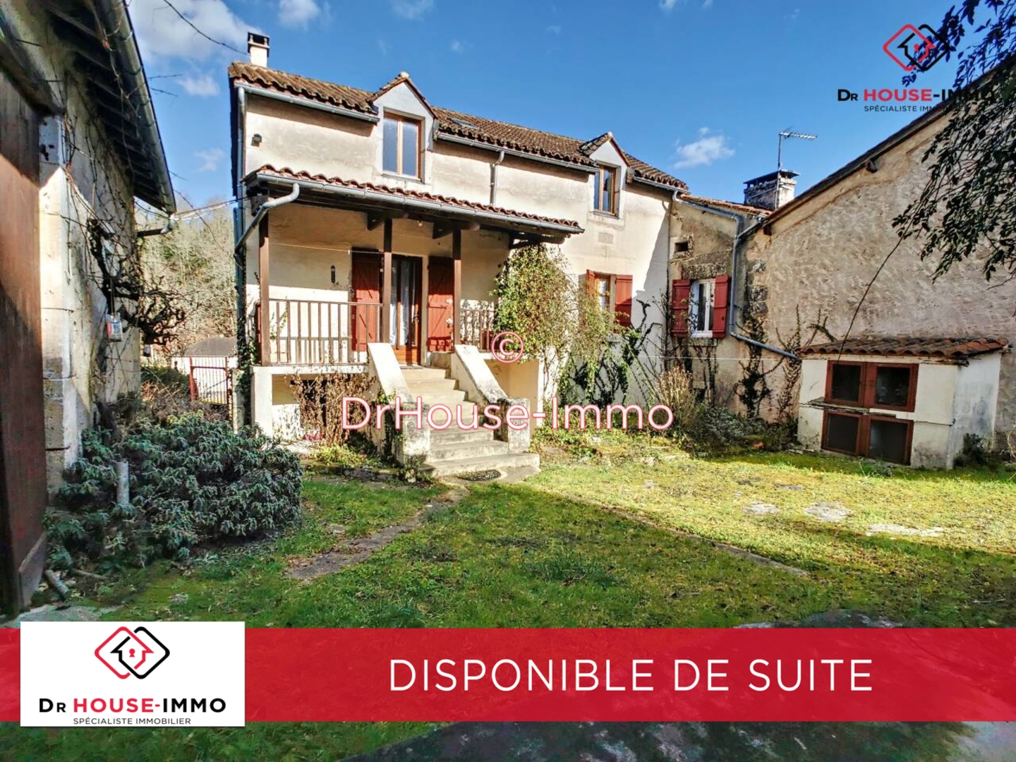 Photo 1 : Vente Maison 6 pièces Brantôme 130 m²