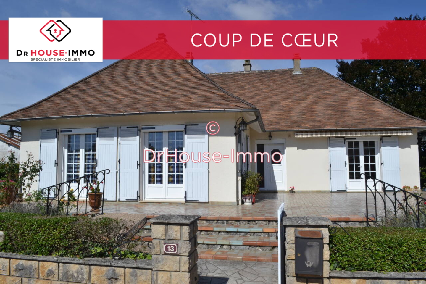 Photo 1 : Vente Maison 5 pièces Neuilly-en-Dun 114 m²
