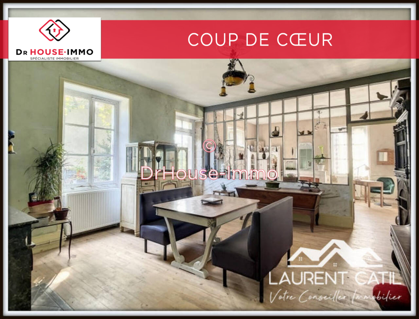 Photo 1 : Vente Maison 9 pièces Jaillans 200 m²