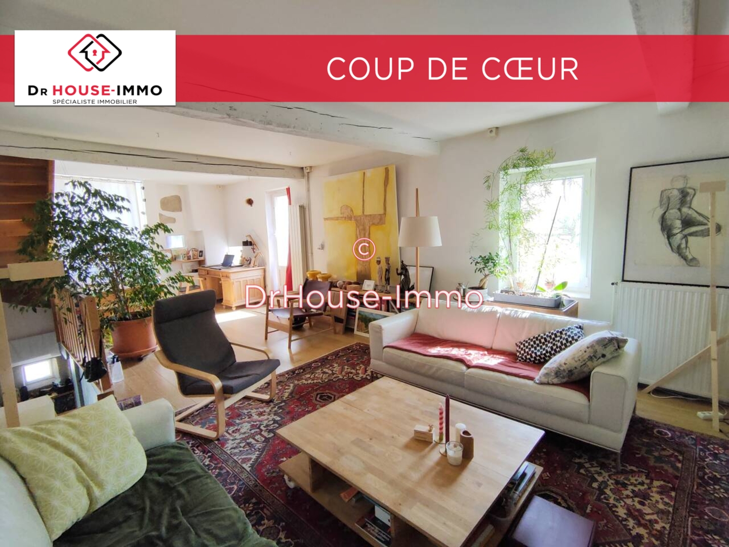 Photo 1 : Vente Maison 5 pièces Romans-sur-Isère 209 m²