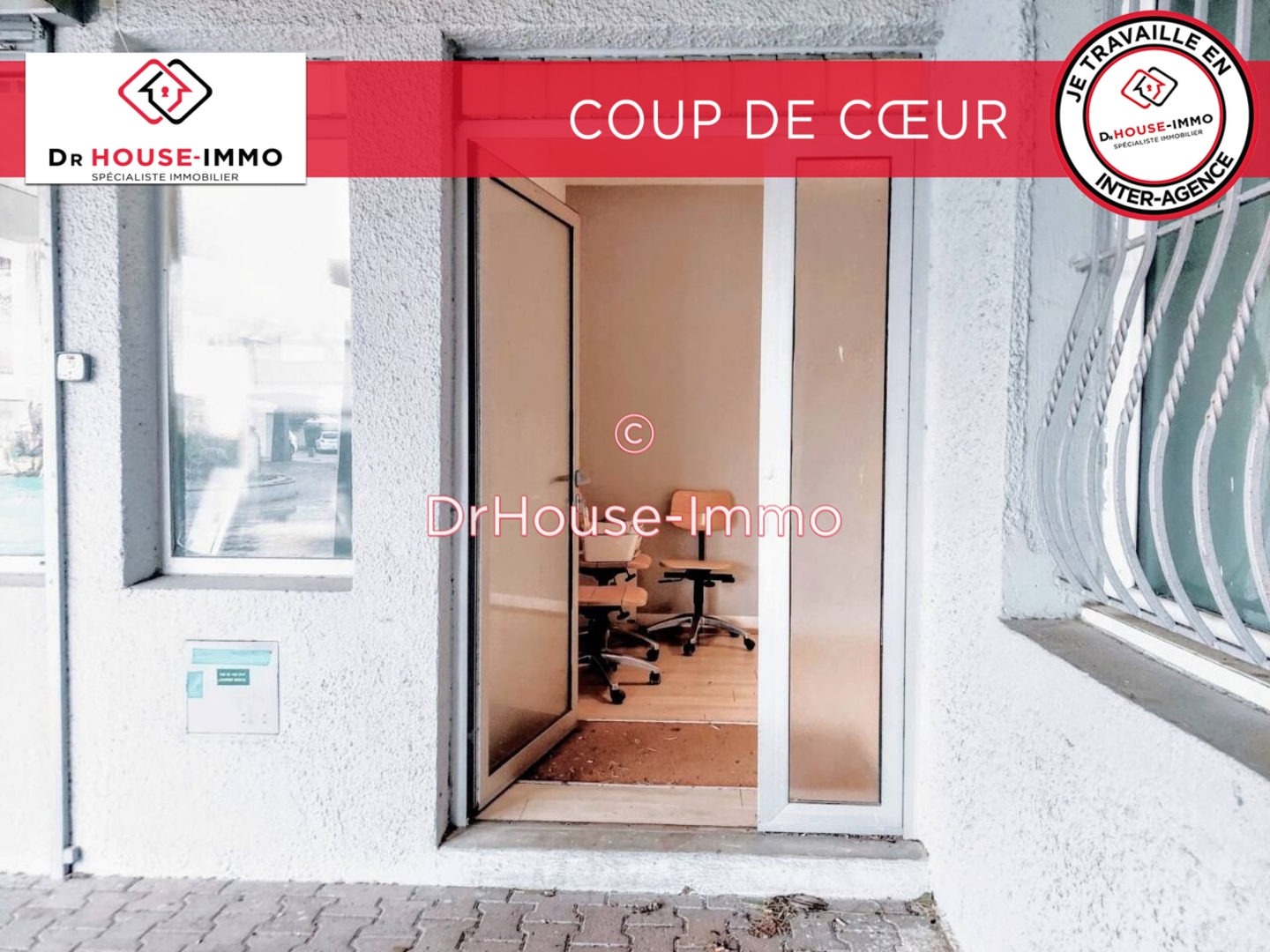 Photo 1 : Vente Commerce 3 pièces Lattes 60 m²