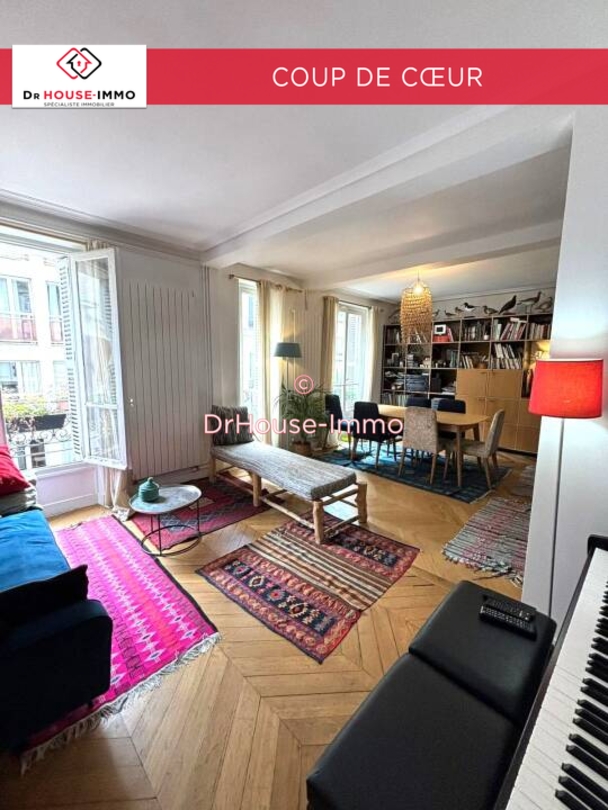 Photo 2 : Location Appartement 4 pièces Paris 75 m²