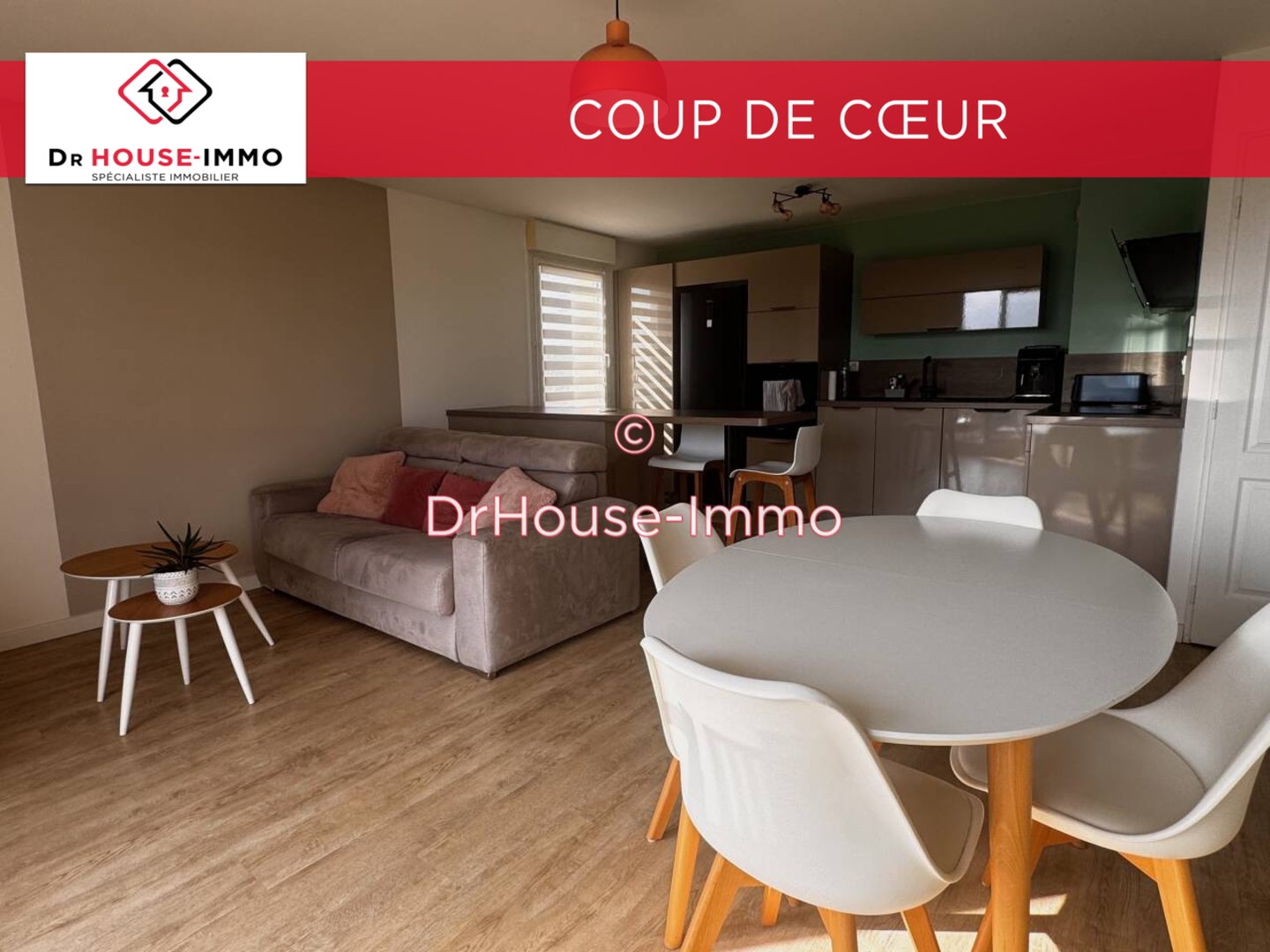 Photo 2 : Vente Appartement 3 pièces Faches-Thumesnil 68 m²