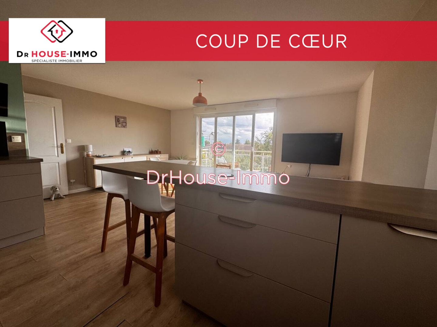 Photo 3 : Vente Appartement 3 pièces Faches-Thumesnil 68 m²