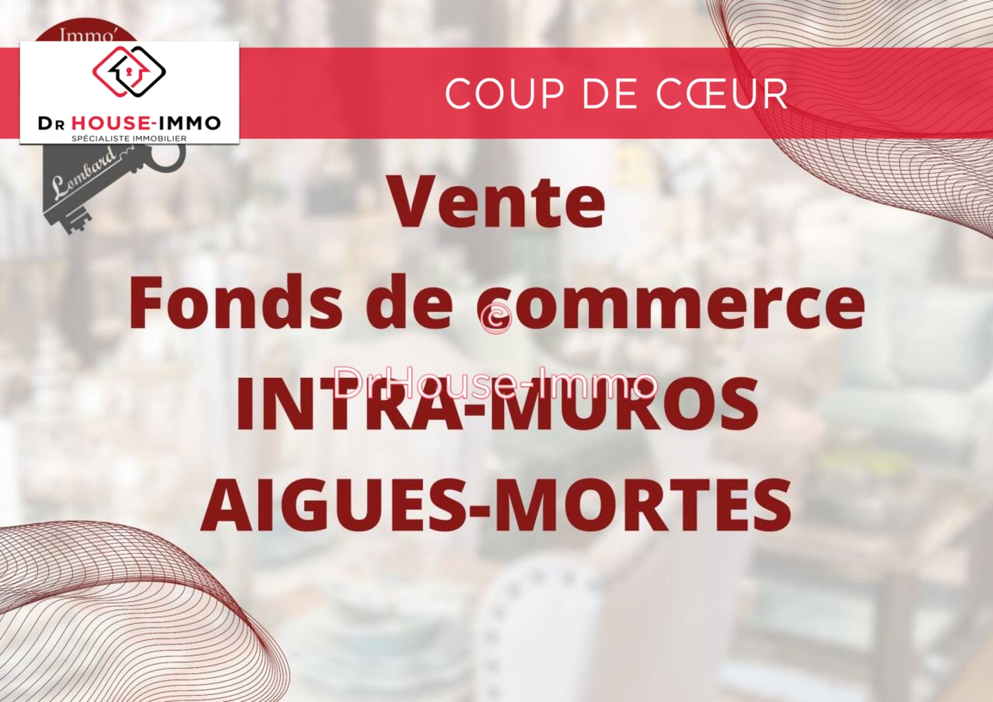Photo 1 : Vente Commerce 2 pièces Aigues-Mortes 50 m²