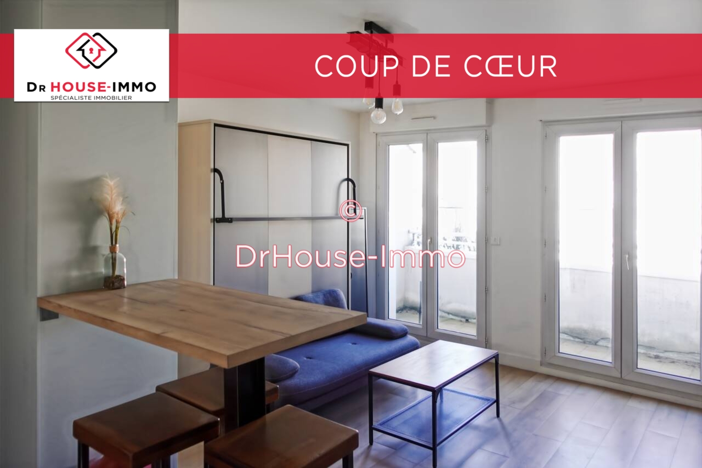 Photo 1 : Vente Appartement 1 pièce Noisy-le-Grand 23 m²