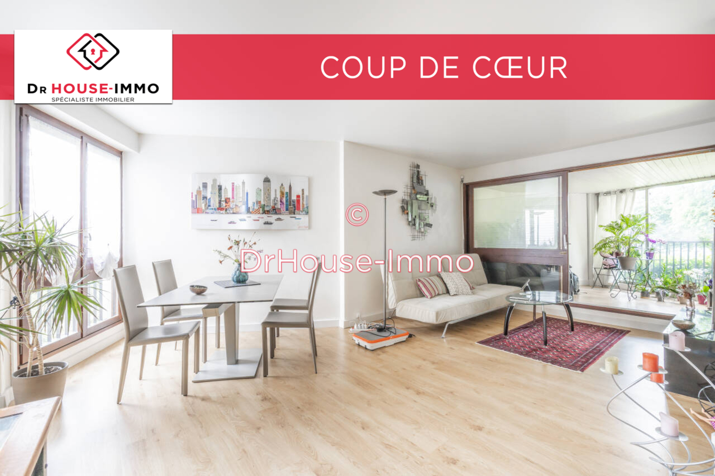 Photo 1 : Vente Appartement 2 pièces Le Chesnay 63 m²