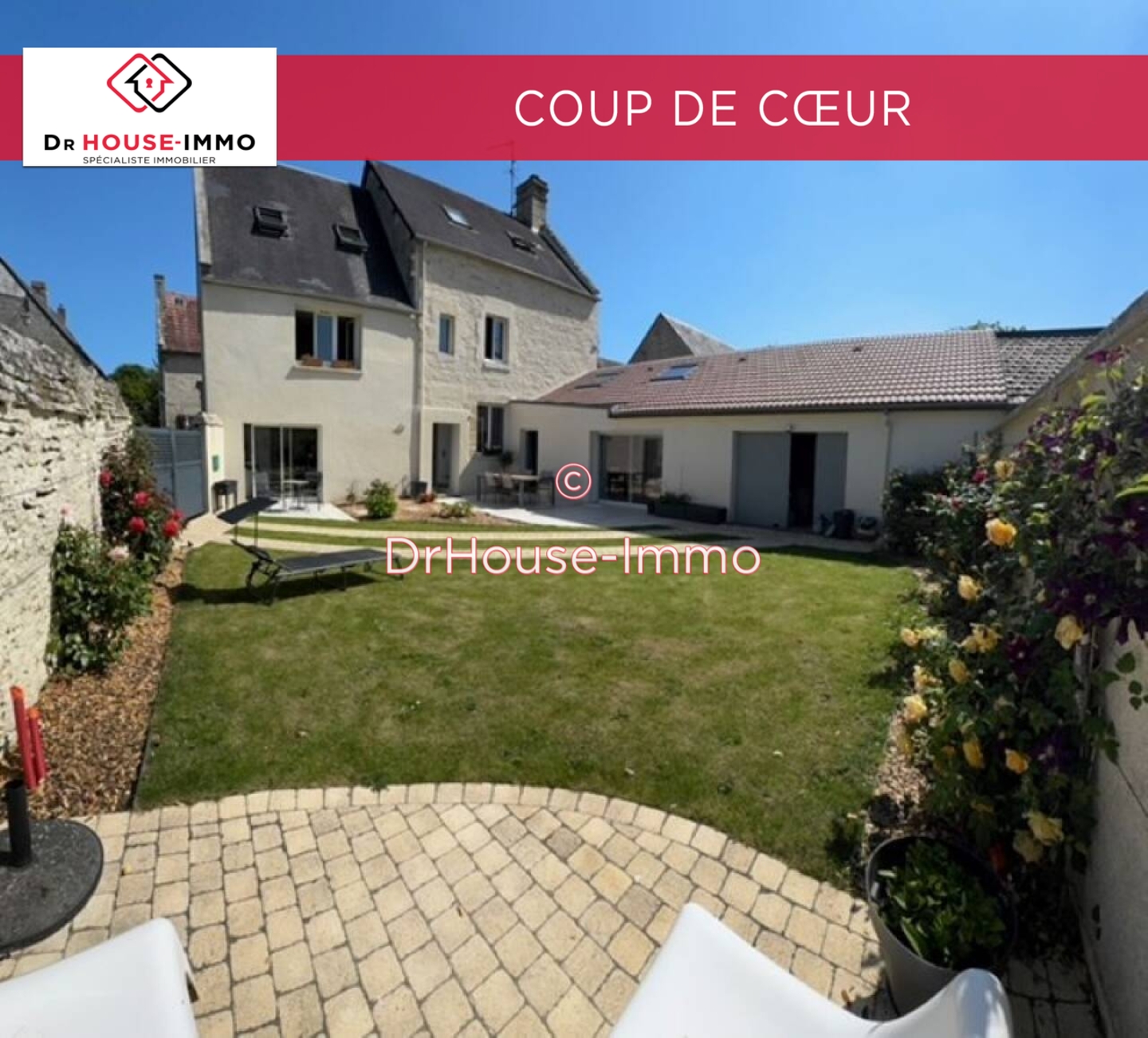 Photo 2 : Vente Maison 8 pièces Rots 170 m²