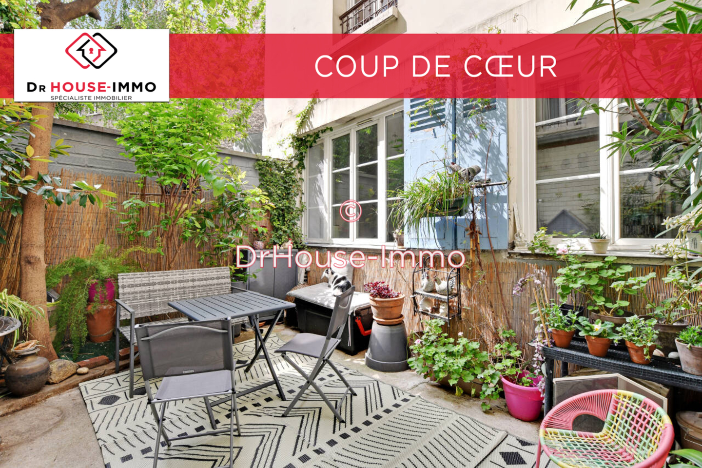 Photo 1 : Vente Appartement 3 pièces Paris 62 m²